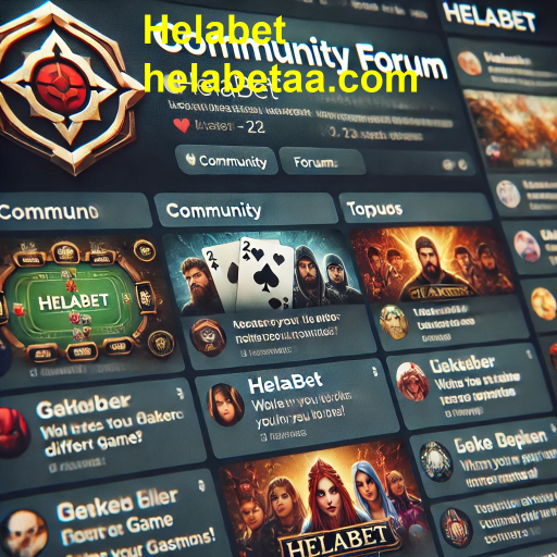 Conectando Gamers: O Poder do Community Forum da Helabet